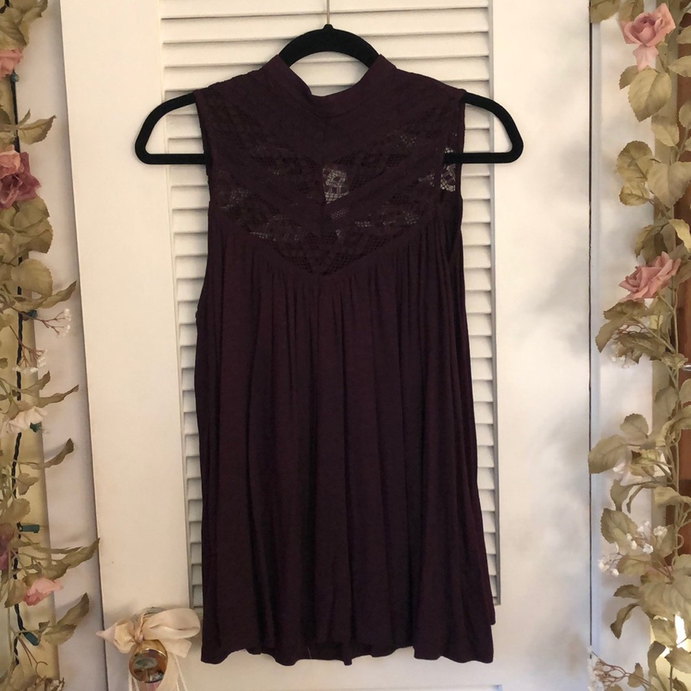 Deletta high neck tank
